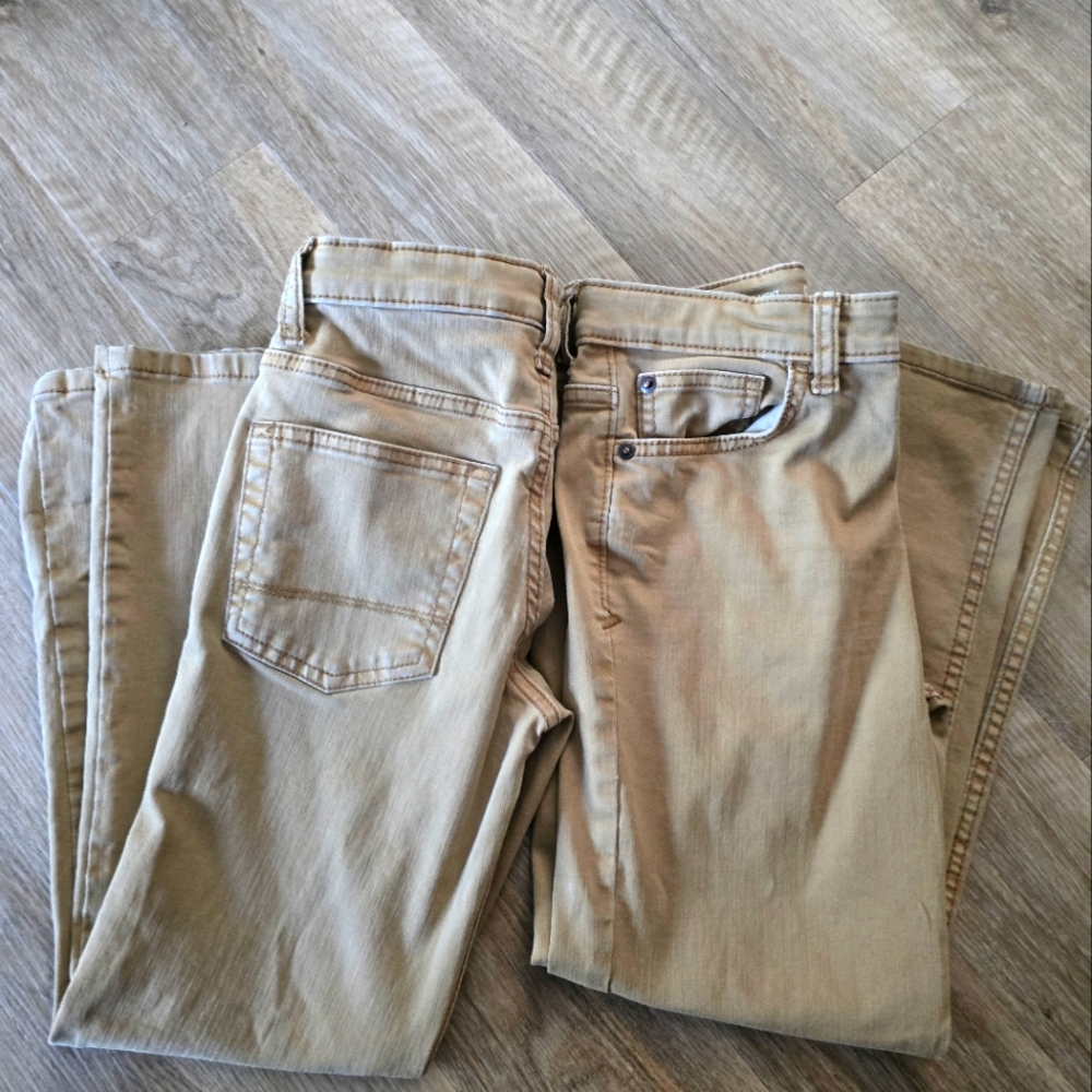 NEW- 2 PAIRS- cat ans jack khaki pants